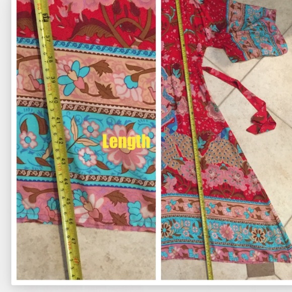 Bohemian Gypsy Kimono Dress - Picture 5 of 8